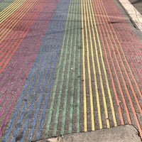 Photo taken at Rainbow Crosswalk by Matt L. on 9/30/2019
