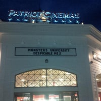 Photo taken at Patriot Cinemas by Rebull J. on 7/25/2013