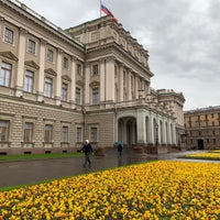 Photo taken at Mariinsky Palace / Legislative Assembly of St Petersburg by Catherine S. on 5/26/2021