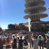 Photo taken at Japantown Peace Plaza by Monica L. on 9/20/2015