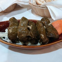 Photo taken at Mandaloun Mediterranean Cuisine by Irving L. on 5/8/2014