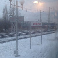 Photo taken at Ж/Д станция Заречная by Zack K. on 2/28/2014