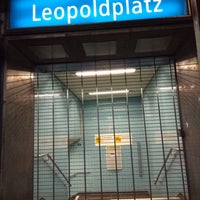 Photo taken at U Leopoldplatz by Sven G. on 10/24/2018