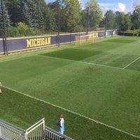 Photo taken at U-M Soccer Complex by Colin T. on 10/2/2016