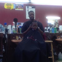 Photo taken at J&amp;#39;s Barbershop by Michee on 9/29/2012