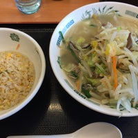 Photo taken at 日高屋 飯田橋店 by Masahiro T. on 6/10/2015