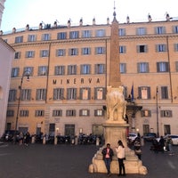 Photo taken at Piazza della Minerva by Viktor T. on 1/30/2020