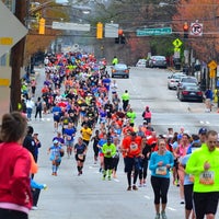 Photo taken at Publix GA Half and Full Marathon by Justin P. on 3/23/2014