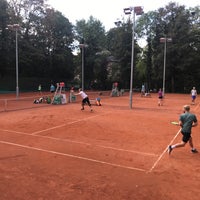 Photo taken at Tennis Club du Bois de la Cambre by Pauline L. on 8/25/2018