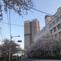 Photo taken at 月島運動場 by Chocochip C. on 4/2/2020