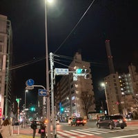 Photo taken at Namikibashi Intersection by Chocochip C. on 2/6/2021