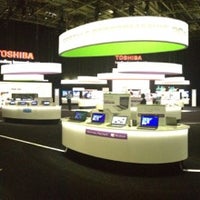 Photo taken at Toshiba booth, IFA by K V. on 9/7/2014