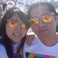 Photo taken at Carrera The Color Run by Pao S. on 12/7/2014