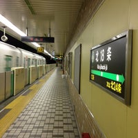Photo taken at Kita jūhachi jō Station (N04) by orange m. on 4/30/2013