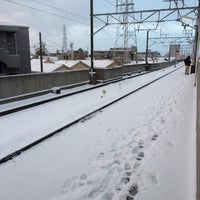 Photo taken at Nishio-Guchi Station by Kazui on 12/17/2014