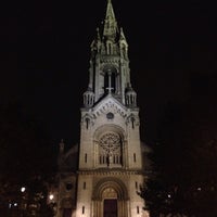 Photo taken at Église Notre-Dame de la Croix by Yiğit T. on 9/19/2016