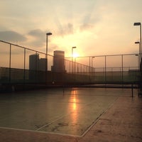Photo taken at Tennis Court by Pienphat J. on 10/30/2014