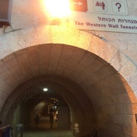 Photo taken at The Western Wall Tunnels by CassieGaga on 10/6/2019