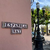 Photo taken at Espanola Way Village by YA on 8/14/2022