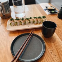 Photo taken at Bamboo Sushi by Sara C. on 4/21/2023