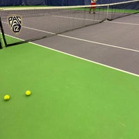 Photo taken at UW Lloyd Nordstrom Tennis Center by Sara C. on 10/9/2019