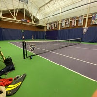 Photo taken at UW Lloyd Nordstrom Tennis Center by Sara C. on 9/27/2019