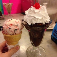 Photo taken at Beth Marie&amp;#39;s Old Fashioned Ice Cream &amp;amp; Soda Fountain by Melissa B. on 3/8/2014
