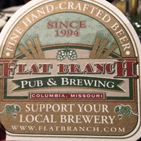 Photo taken at Flat Branch Pub &amp;amp; Brewing by Kim on 5/4/2013