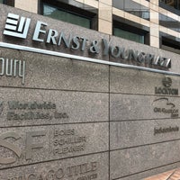 Photo taken at Ernst &amp;amp; Young Plaza by Daniel E. on 4/30/2018
