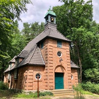 Photo taken at Ev. Waldkapelle Hessenwinkel &amp;quot;Zum anklopfenden Christus&amp;quot; by Frank K. on 7/21/2021