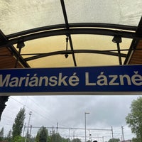 Photo taken at Železniční stanice Mariánské Lázně by Frank K. on 6/23/2023