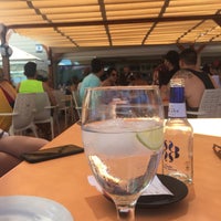 Photo taken at Surfing Beach Club FOOD &amp;amp; DRINK by Jose P. on 7/1/2018