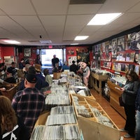 Photo taken at Crooked Beat Records by David H. on 4/13/2019
