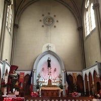 Photo taken at Église gallicane Sainte Rita by Mar V. on 8/25/2013