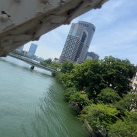 Photo taken at 桜宮橋 (銀橋) by あねもね🍳 た. on 7/7/2023