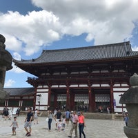 Photo taken at Todai-ji Temple by Nick T. on 8/19/2017