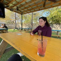 Photo taken at Lazy Oaks Beer Garden by J S. on 12/12/2021