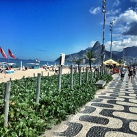 Photo taken at Ipanema Beach by George S. on 4/22/2013