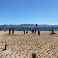 Photo taken at Playa del Deporte by Tibu S. on 11/18/2022