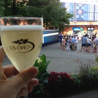 Photo taken at Moet &amp;amp; Chandon Terrace - US Open by Bob A. on 8/30/2013