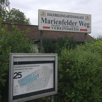 Photo taken at Kolonie Marienfelder Weg by Simon N. on 5/29/2014