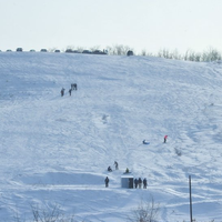 Photo taken at Горнолыжный склон &amp;quot;CourchevelЧИК&amp;quot; by Денис С. on 11/2/2012