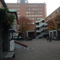 Photo taken at 大阪産業大学 本館(11号館) by mightymac on 11/25/2012
