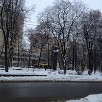 Photo taken at Пам&amp;#39;ятник Івану Котляревському by CheSA on 1/15/2013