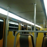 Photo taken at Métro Ligne 2 / Metro Lijn 2 (MIVB / STIB) by Philip R. on 2/21/2014