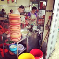 Photo taken at Hock Thye Wan Ton Noodle House by Evan L. on 12/25/2013