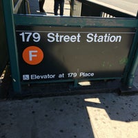 Photo taken at MTA Subway - 179th St (F) by Ed on 4/20/2016