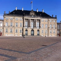 Photo taken at Amalienborg Palace by Kenneth on 4/17/2013