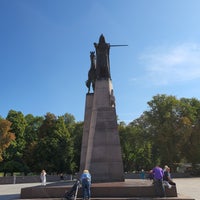 Photo taken at Great Duke Gediminas monument by Michael K. on 9/11/2019