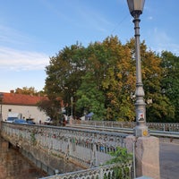Photo taken at Bernardinų tiltas | Bernardinai bridge by Michael K. on 9/11/2019